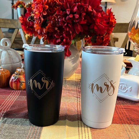 Other - New Mr and Mrs tumblers